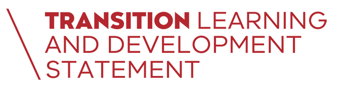 Transition Learning and Development Statement