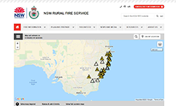 New South Wales Rural Fire Service website