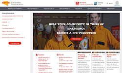 South Australian Country Fire Service website