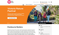 Royal Botanical Gardens Cranbourne website