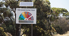 Fire Danger Rating sign