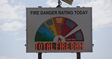 Fire Danger Rating sign
