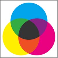 graphic representation of colour design element