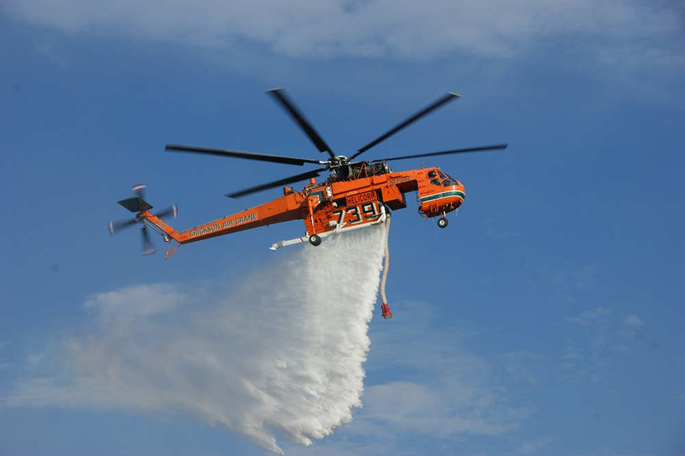 A CFA helicopter